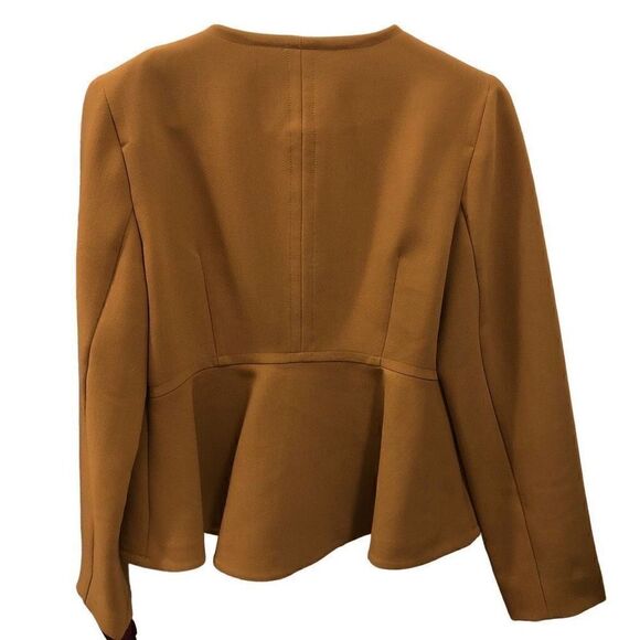 Chico’s Black Label Jacket Blazer Open Sweet Caramel Size 0 (US Size 4) - Picture 2 of 8